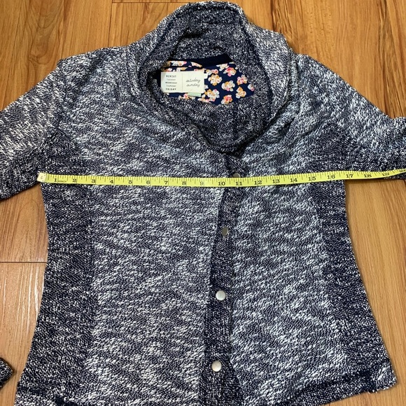 Anthropologie Saturday Sunday Terry Moto Jacket - Picture 10 of 12